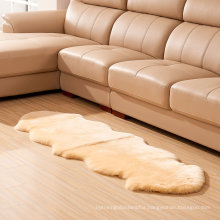 Wholesale Australian Sheepskin Bean Colored Rug Long Wool Rug